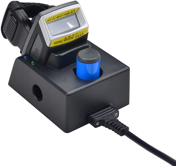 EF02 Ring Barcode Scanner 1D Bluetooth NFC with Charging Base