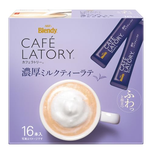 AGF Blendy Cafe Ratory 16sticksx 3 boxes, Rich Milk Tea Latte