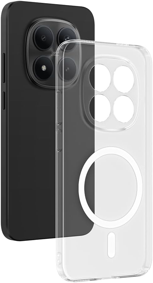 Xiaomi Redmi Note 15 Pro Plus İçin Kamera Korumalı Manyetik Şarj Özellikli Şeffaf Demy Sert PC Kapak