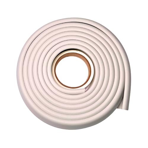 Cardinal Gates EC Edge Cushion for Baby Proofing - Edge Protector Strip for Baby Safety - 10 Feet of Padding - Ivory