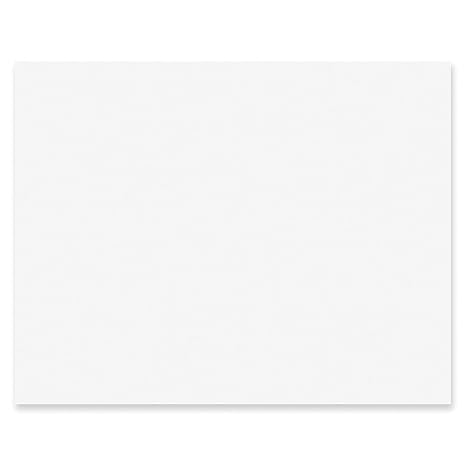 Pacon 4-Ply Railroad Board, White, 22" x 28", 1 Sheet | Great for arts, crafts, displays, presentations and classroom projects