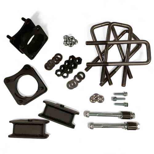 Tru 903035-3 front & 2 rear lift kit ~ Compatible with Toyota Tundra 2007-2021 2wd and 4x4 4wd ~ includes diff drop