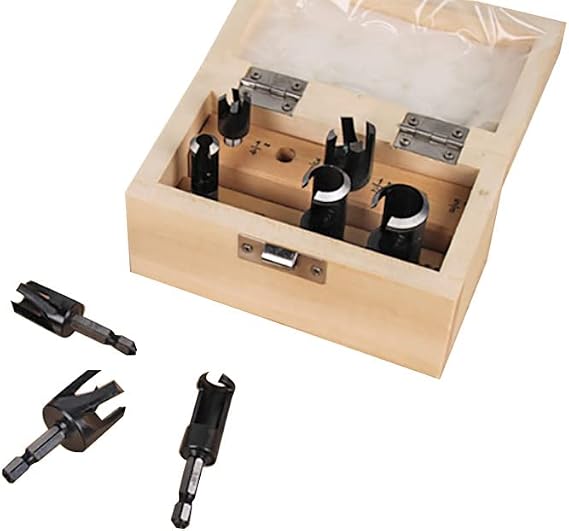 Infinity Cutting Tools 8-Pc. Plug Cutter & Tenon Set - Straight & Tapered Styles