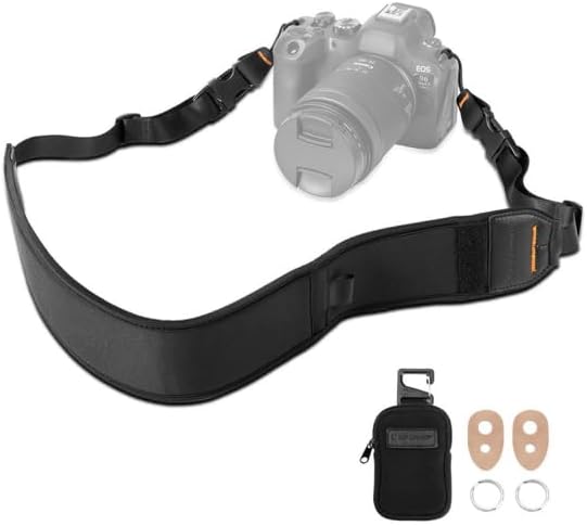 K&F Concept Kamera Boyun Askısı, Canon EOS, Nikon ve Sony DSLR Fotoğraf Makineleriyle Uyumlu, Neopren