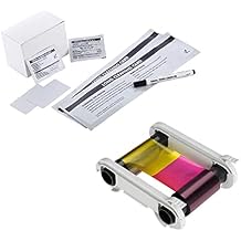 Evolis R5F008MD06 Ribbon and DuraClean DC ACL002 Cleaning Kit for The Evolis PrimacyID Printer