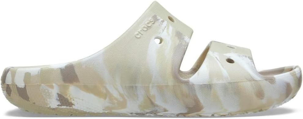 Crocs unisex-adult Classic Marbled Sandals | Casual Sandals