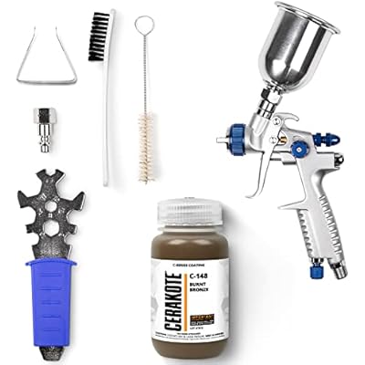 CERAKOTE C-Series Burnt Bronze 4 oz. Project Kit C-148 - Everything Needed to Spray Air Cure - Durable, High Performance Ceramic Coating