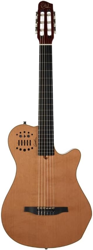 Godin Multiac Grand Concert SA Nylon String Electric Guitar Natural High Gloss w/ Gigbag | Gloss w/ Gigbag