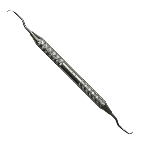Osung Dental Universal Curette with Metal Handle Periodontal Universal Curette Equipment with Dual Ends Working, Universal Curette, Standard Dental Universal Curette Tool - Code[CUSYN15-16]