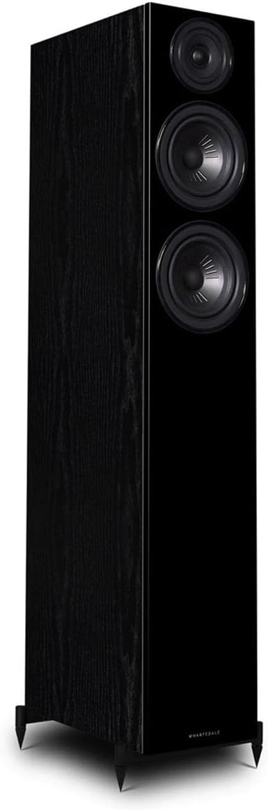 Wharfedale Diamond 12.4 Floorstanding Speaker, Light Oak