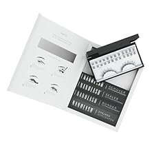 Nanolash DIY Eyelash Extensions Starter Kit - cluster lashes with bonder, sealer, remover, apllicator, home lash extensions kit (Black, CLASSY)
