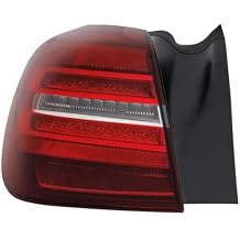 Tail Light Luz Trasera Assembly Left Driver Side Comparable Lamp Brake with Bulb For Benz For GLA250 4Matic/Base 18-20 For GLA45 AMG 4Matic 18-19 1569068500 17167727