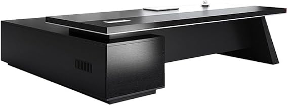 Home Office Desks Modern Executive Desk, Single, Large Slab, Manager's, Office Furniture