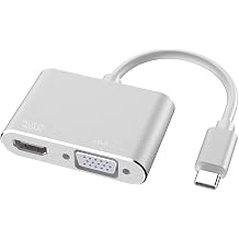 Alfais 4366 USB Type-C To HDMI VGA 3.1 4K Çevirici Dönüştürücü Adaptör