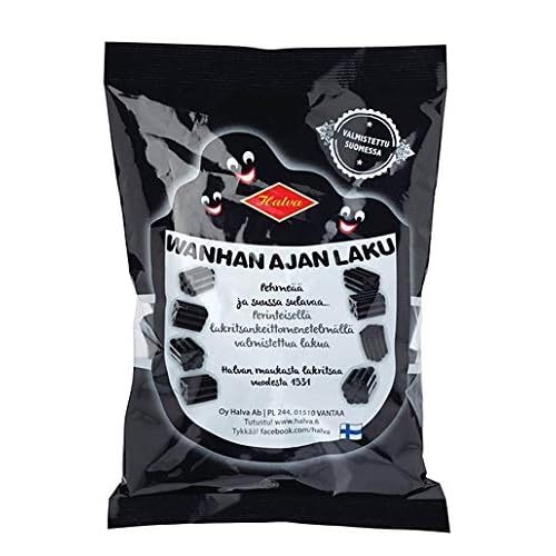 Halva Wanhan ajan laku Original Liquorice 8 Packs of 350g