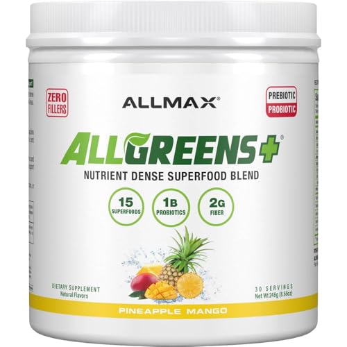 ALLMAX Nutrition ALLGREENS, Pineapple Mango, 246g