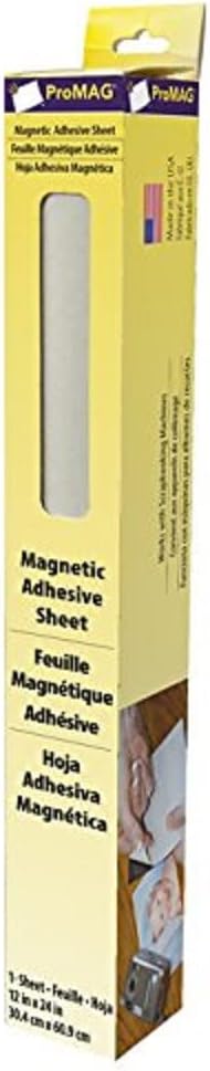 ProMag Adhesive Magnetic Sheet, 1'X2'