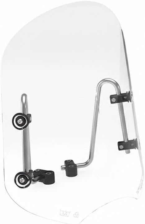 Touring Screen Kit for Motorcycle Classic Reborn 350 and New Bullet 350, Clear Windshield with Mounting Hardware, High-Impact Acrylic