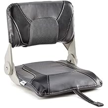 DeckMate Compact Folding Fishing Seat - Charcoal and Black