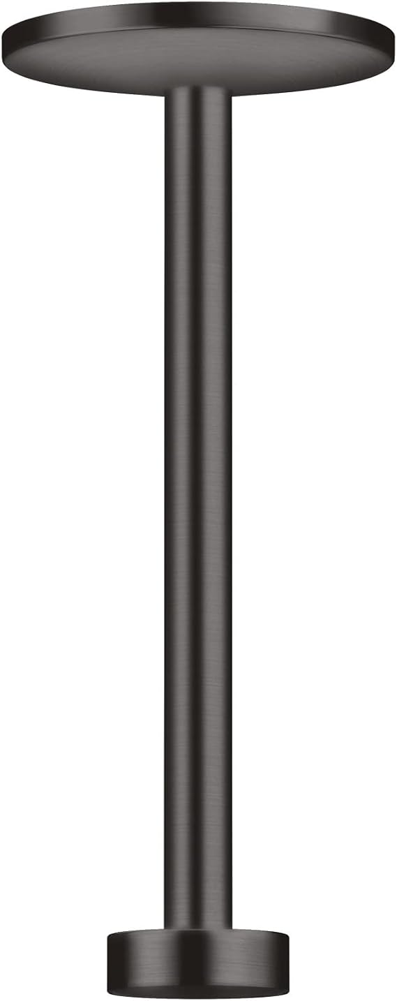 AXOR ONE 6-inch Modern Showerarm in Brushed Black Chrome, 48485341