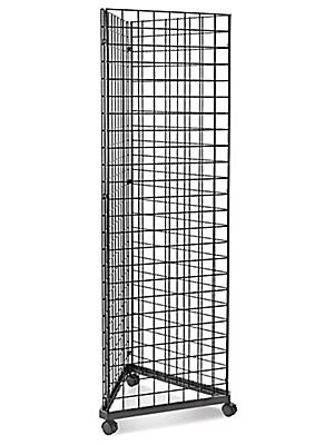 #1945B(1) + #1900B(3) + #1904B(9) Black Triangle Grid Tower with Casters