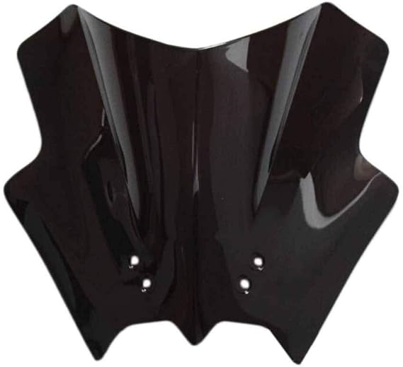 GLoyer Motorcycle Windshield Motorcycle Double Bubble Windshield Windscreen Fairing Compatible with K*TM 125 200 390 Duke Black