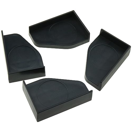 heyous 4PCS Black Plastic Fish Tank Corner Protector Aquarium Glass Angle Cover for Home
