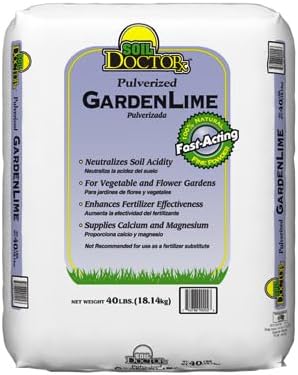 Oldcastle Soil Doctor 50051550 Pulverized Garden Limestone, 40-Pound