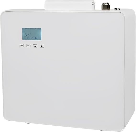 Large Smart Scent Diffuser, 12V 4000 m3 Ultra Quiet Fragrance Machine Cold Air Diffuser Scent Air Machine with LCD Display Essential Oil Diffuser Scent Machine for Living Room, Pet Clinic (12V 15W)