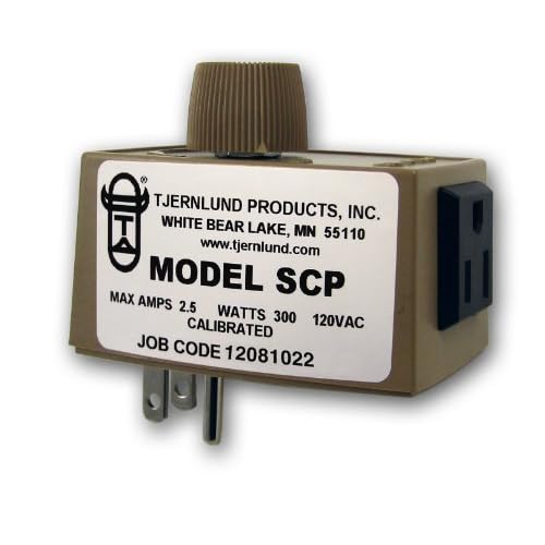 Tjernlund SCP Plug-in Fan Speed Control,Brown