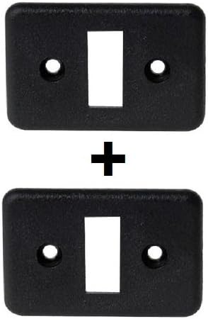 C4 Corvette Seat Back Release Button Bezel Plate Cover Dual Kit Fits: 94 Through 96 Corvettes