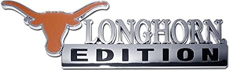 Texas Longhorn Edition ABS Chrome Auto Emblem
