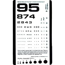 Graham-Field Pocket Size Plastic Eye Chart, 6 3/8" x 3 12", 1 Count (Pack of 1)