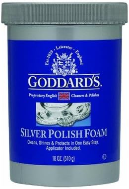 Goddard's Silver Polish Silver Jewelry Cleaner for Antiques, Accessories, Ornaments & More Silver Cleaner for Silverware Protection Tarnish Remover for Jewelry