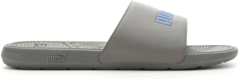 PUMA Men's Cool Cat 2.0 Slide Sandal, Charcoal Gray-Royal Sapphire, 8