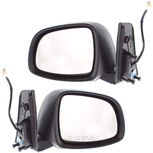 Kool Vue Driver & Passenger Side Power Non-Heated Mirrors for Suzuki SX4 2007-2013 Paintable Hatchback & Sedan