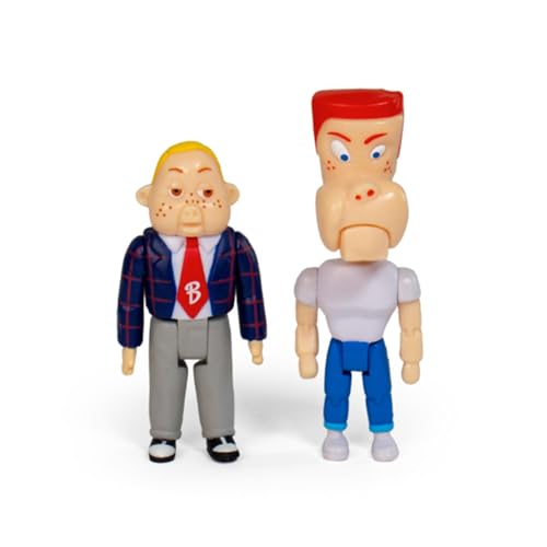 Super7 Pee Wees Playhouse: Randy & Billy Baloney Reaction Figure, Multicolor