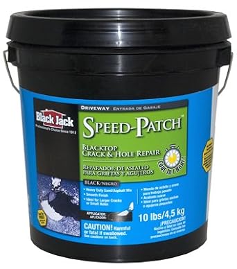 Black Jack Drive-Patch Matte Black Water-Based Latex Driveway Sealer