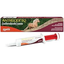Anthelcide EQ Paste (oxibendazole) Dewormer for Horses, Broad-Spectrum Parasite Treatment, 0.85 oz Syringe