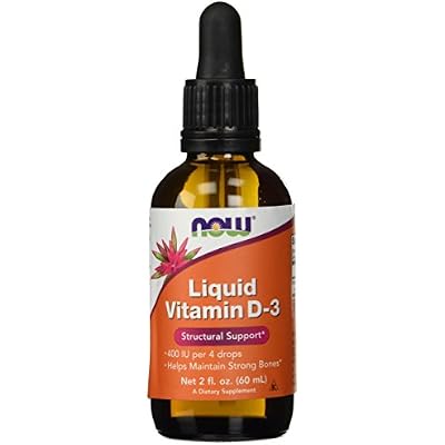 Now Foods Vitamin D3 Liquid 4 fl ounce Pack of 2
