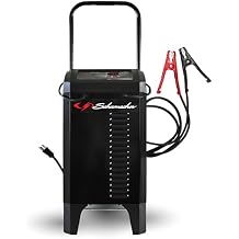 Schumacher Electric Wheeled Automatic 6A Car Battery Charger and 200A Engine Starter, 6-in-1 Solution, Maintainer, 40A Boost, for 6V/12V Power Sport, Automotive, and Marine Batteries, SC1309