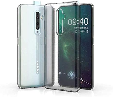 Ehr. Oppo Reno 2Z Compatible Camera Protected Anti-Shock Ultra Slim TPU Transparent Silicone Case (Transparent, Oppo Reno 2Z)