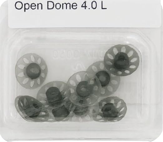 Phonak, Unitron & Hansaton 4.0 Dome Open - Hearing Aid Umbrella (10 Pieces) (L - Ø 10 mm)