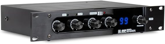 Btuty Professional Karaoke Mixer Reverter 99 DSP Digital Audio Effector Stereoscopic Sound Effect KTV Microphone BT Reverberation Effector Stage Performance DJ Business Speech