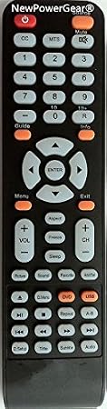 TV Remote Control Replacement for Sceptre E325BVFMDU, E325BVHDC, E325BVHDH, E325E328BV, E326