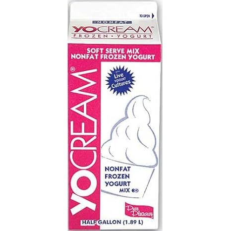 Yocream Pistachio Nonfat Soft Serve Yogurt Mix, 64 Ounce -- 6 per case.