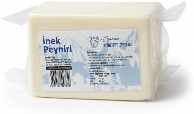 Niyazibey Farm Natural Village Cheese Directly From the Farm, 500 Gr Brine, Fresh White House Cheese Without Additives