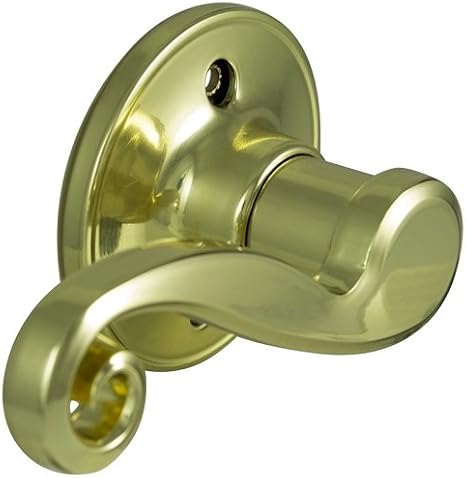 ProSource L6704LV-PSLeversetL6704LV-PS Dummy Door Lever, Left Hand Grip, Polished Brass
