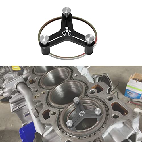 Piston Ring Squaring Tool for End Gap, 7075 Billet Aluminum Engine Piston Ring End Gap Squaring Tool Fit 2 to 5 Bore Black
