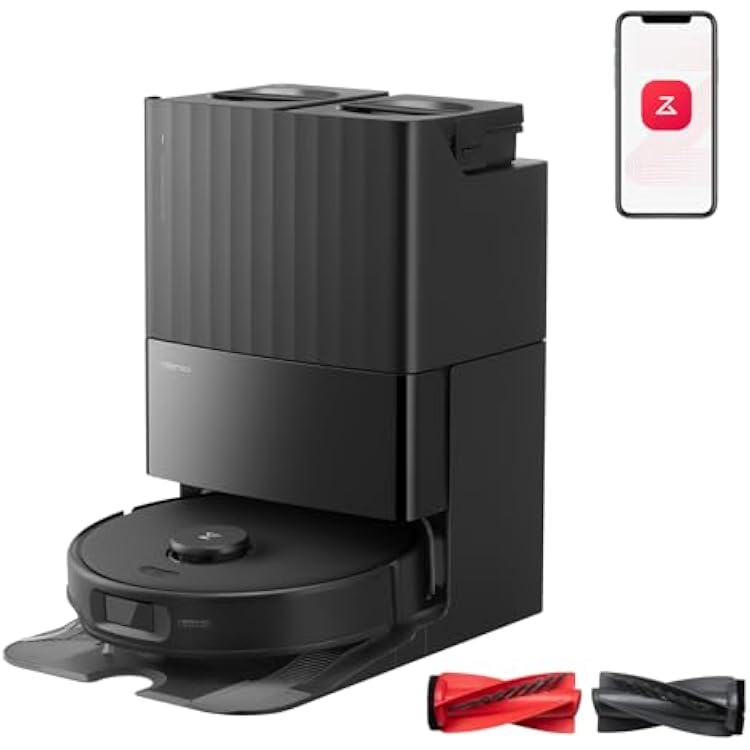 roborock Qrevo Edge S5A Robot Vacuum and Mop with Zero-Tangling DuoDivide Main Brush Replacement